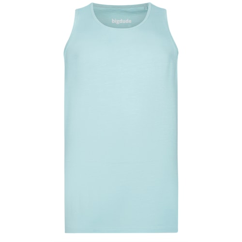 Bigdude Inkjet Marl Vest Turquoise